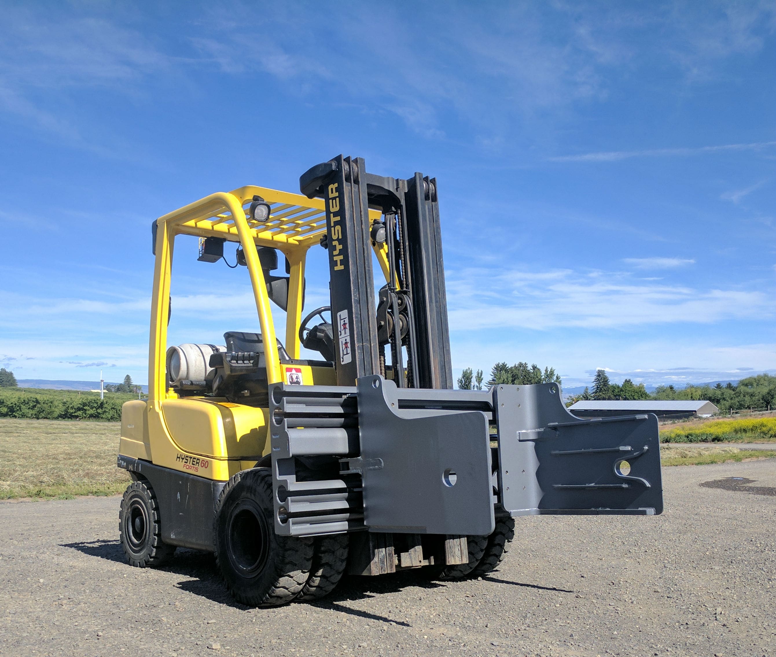 Clerf C500 Bale Clamp on Hyster