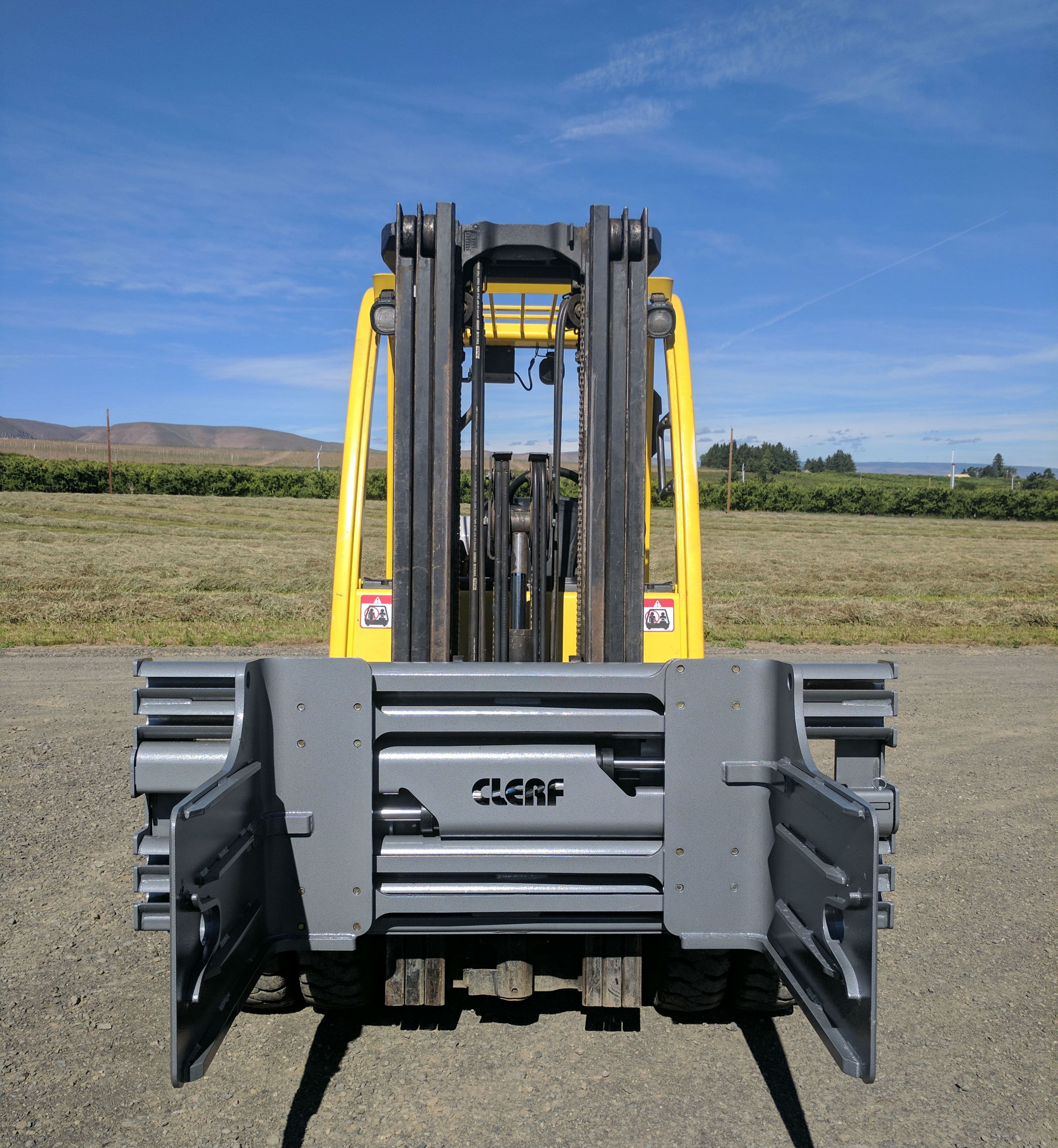 Clerf C500 Bale Clamp on Hyster
