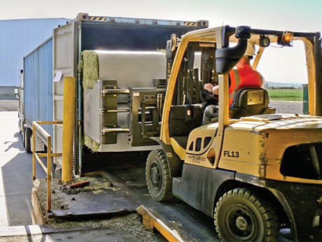 Clerf C950 Bale Clamp on Hyster
