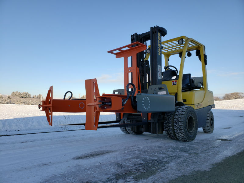 Clerf Forward Bin Dumper for Cardboard Bins